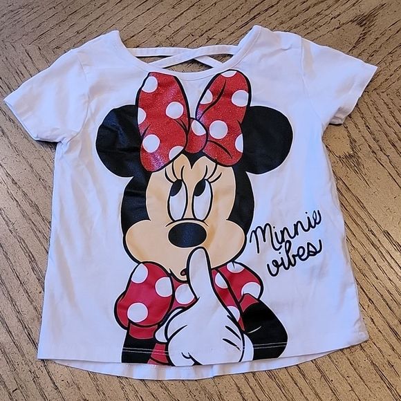 Disney Other - 3T girls Minnie Mouse t shirt ❤🤍